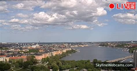 stockholm webcam|Stockholm cityscape from DN Tower, Sweden